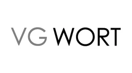 Logo featuring the text "VG WORT," with "VG" in a lighter gray and "WORT" in bold black.