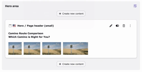 Screenshot of a backend element preview for a content type with multiple crop variants shown.