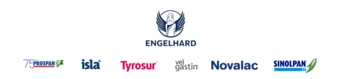 Logos of various brands including Prospan, Isla, Tyrosur, Velgastin, Novalac, and Sinolpan, with the Engelhard logo prominently displayed.