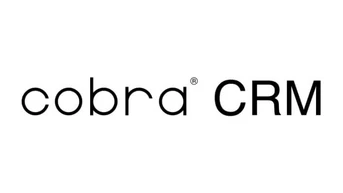 Cobra CRM logo featuring the word "cobra" in lowercase with a registered trademark symbol, followed by "CRM" in uppercase letters.