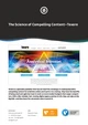 Text on a promotional graphic for Texere, highlighting their role as a publisher of scientific content. The design features colorful wave patterns and the title "the Analytical Scientist," along with contact information for b13 GmbH.