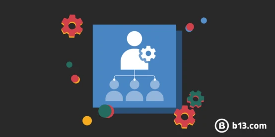 Sharepic the icon of the managing editor - a chief editor who manages other editors