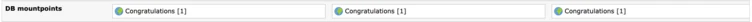 Three columns display notifications, each labeled "Congratulations" with a count of one. The background is dark, emphasizing the text.