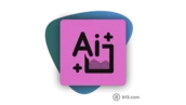 Logo featuring the letters "Ai" with a plus sign and a stylized image frame, set against a colorful background.