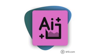Logo mit den Buchstaben „Ai“ und einem Pluszeichen sowie einem stilisierten Bilderrahmen, vor einem bunten Hintergrund.