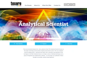 Screenshot of start page texerepublishing.com