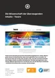 Website-Header für Texere, mit dem Slogan „der analytische Wissenschaftler“ vor einem bunten, abstrakten Hintergrund. Darunter befinden sich Navigationsoptionen für „Engagieren“, „Registrieren“ und „Treten Sie uns bei“. Die Kontaktdaten von b13 GmbH sind ebenfalls enthalten.
