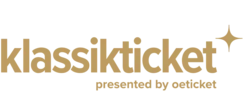 Klassikticket logo in gold, featuring the text "klassikticket" and "presented by eastticket," with a star accent.