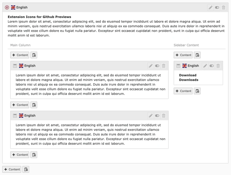 Container Backend Vorschau Container Backend Vorschau
