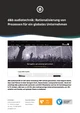 d&b audiotechnik: Prozesse für ein globales Unternehmen optimieren. Der Text hebt das Wachstum des Unternehmens seit seiner Gründung im Jahr 1981 hervor, seine weltweite Präsenz und sein Engagement, Kunden und Mitarbeiter weltweit zu bedienen.